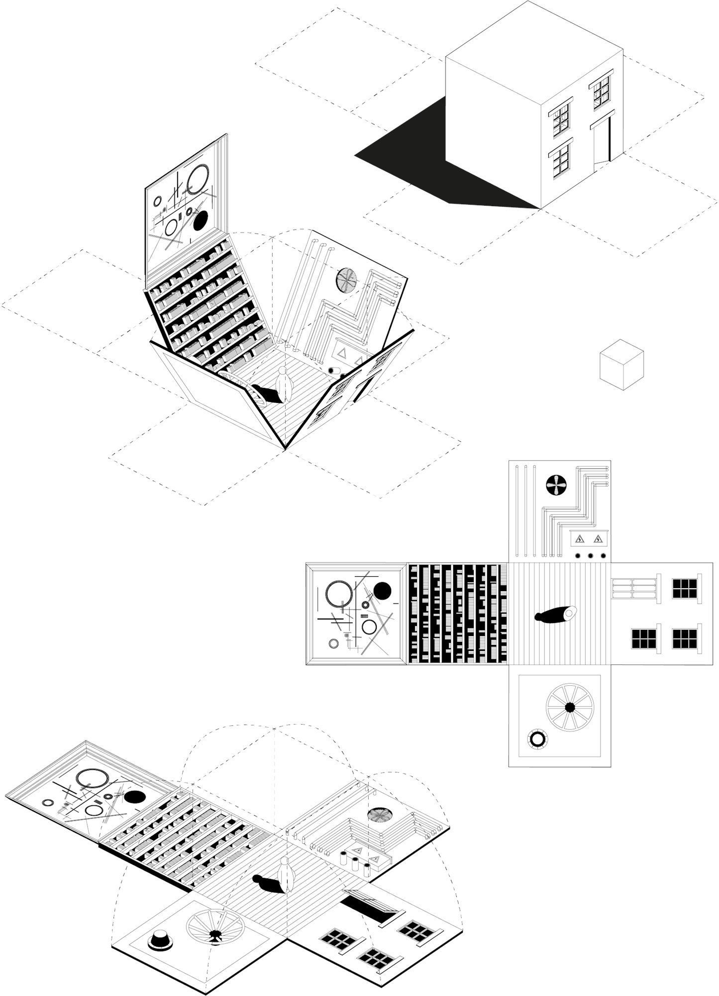 «Nuevo paradigma»: página del fanzine SEN con el grafismo del texto